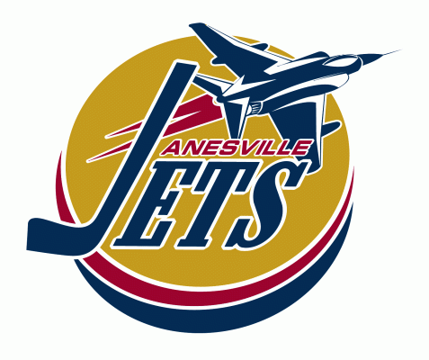 janesville jets 2009 10 primary logo iron on heat transfer